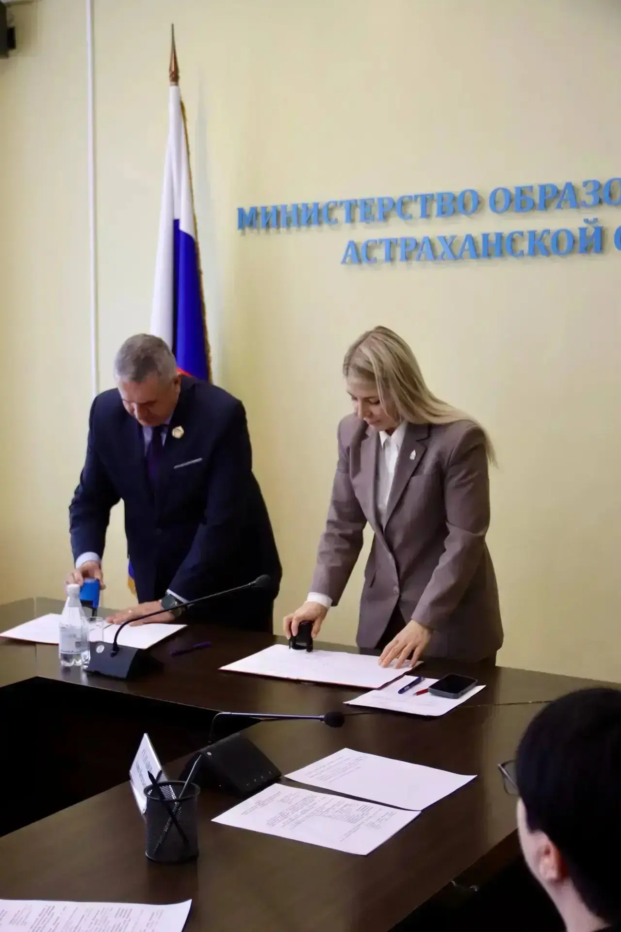 Соглашение о взаимодействии было подписано сегодня в министерстве образования и науки А...