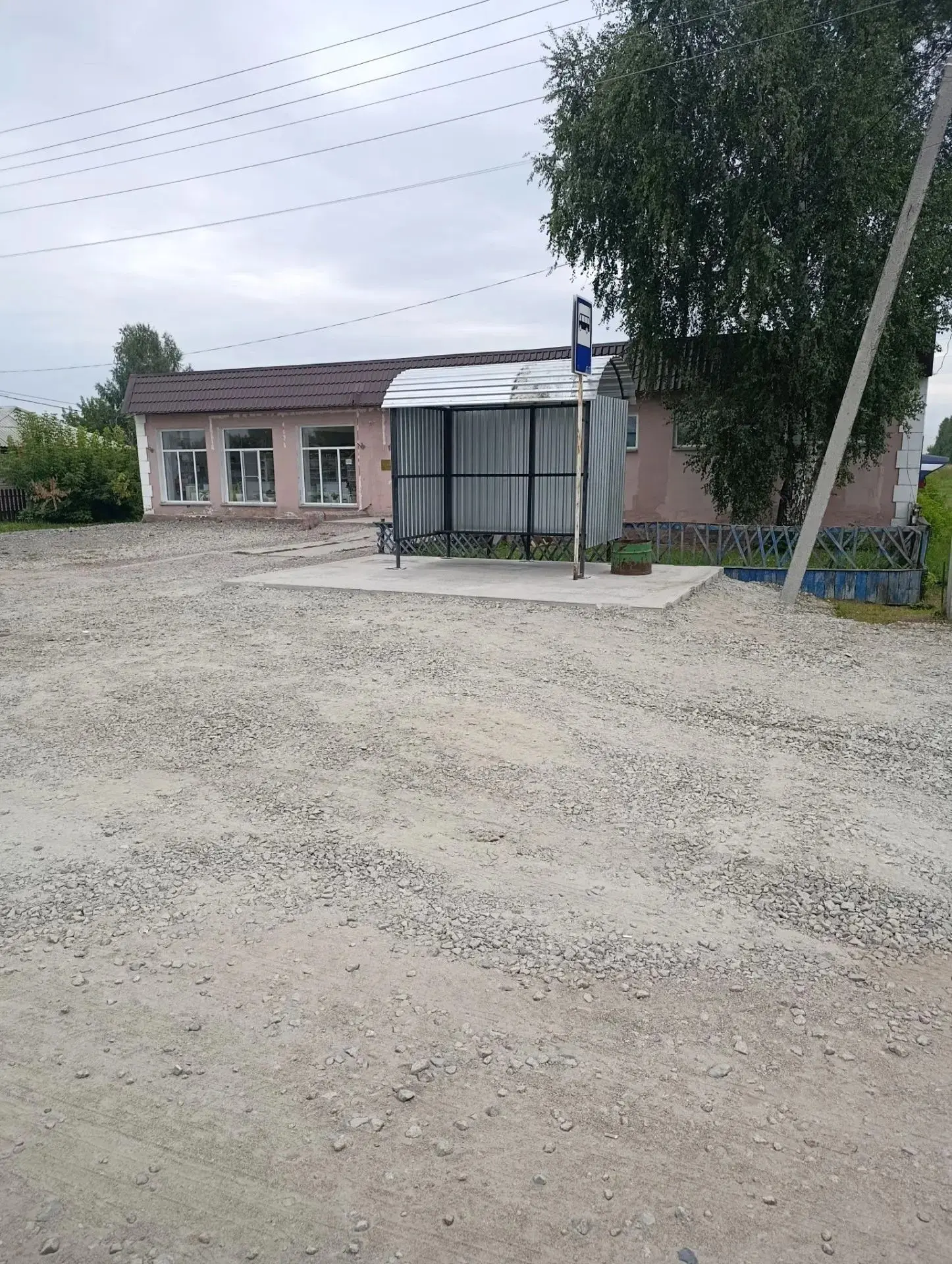 Новая остановка в селе Маршанское по ул. Центральная.