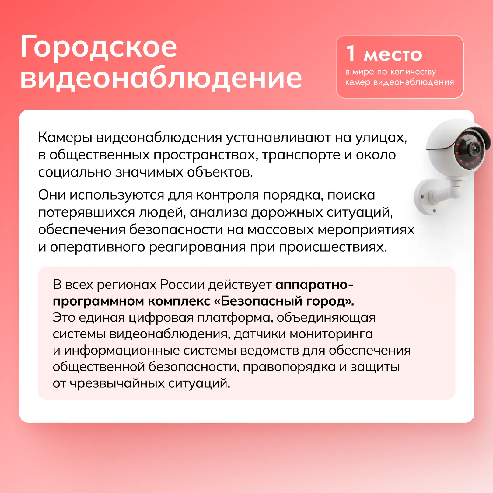🦾 Технологии безопасного города