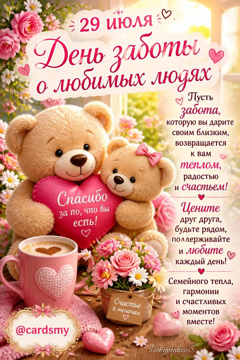 С днём заботы о любимых людях! 💕