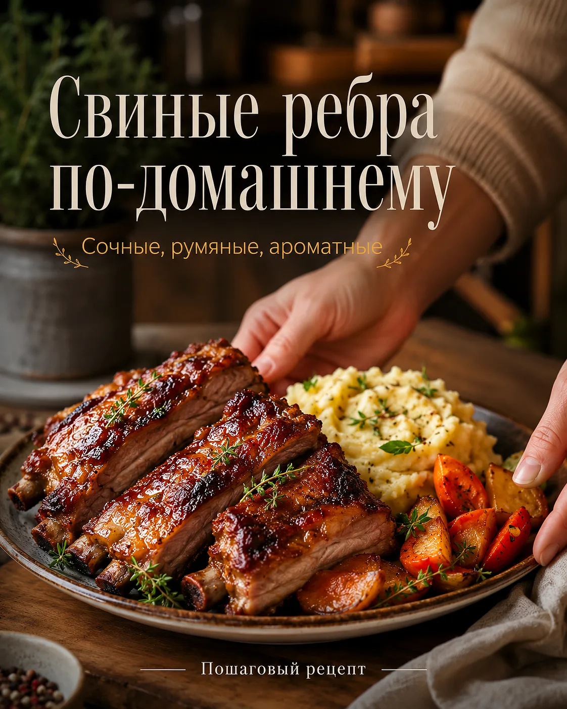 Свиные ребра по-домашнему