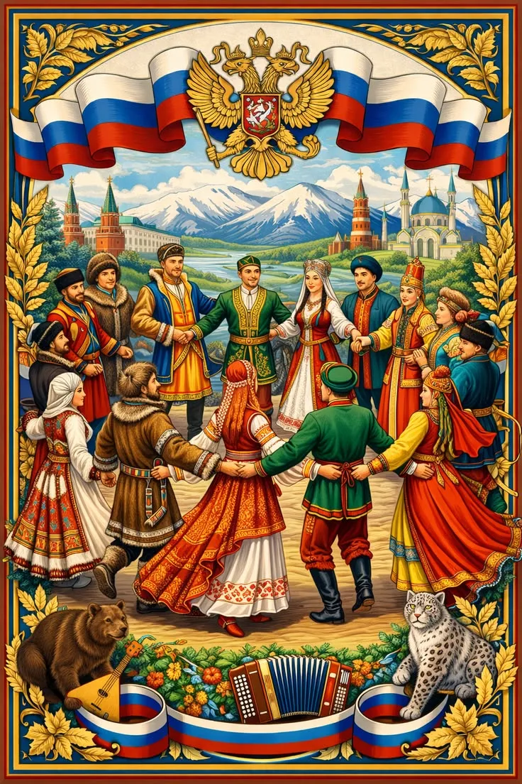 ✨ Друзья, приглашаем вас на «День народных культур» — праздник, который объединит традиции разных на