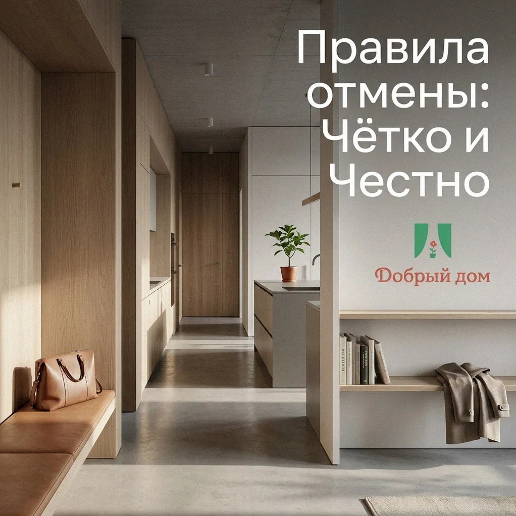 Цена за ночь не говорит ничего о том, во сколько обойдётся отмена.