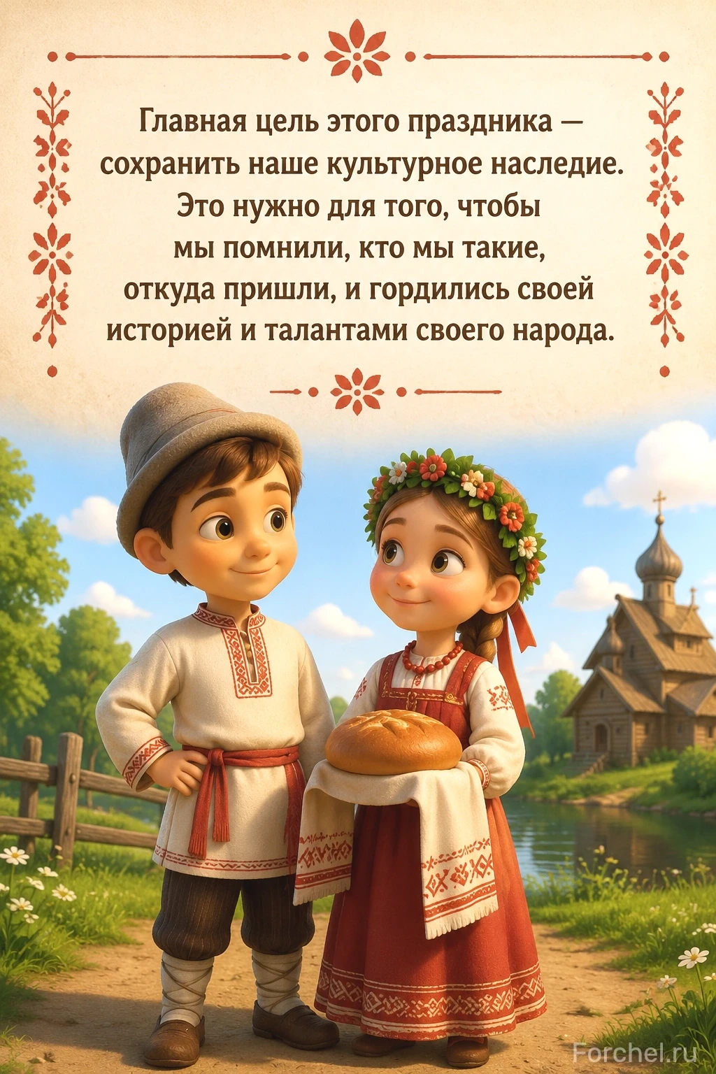 Совсем недавно был праздник- День фольклора. Это замечательный праздник, который помога...