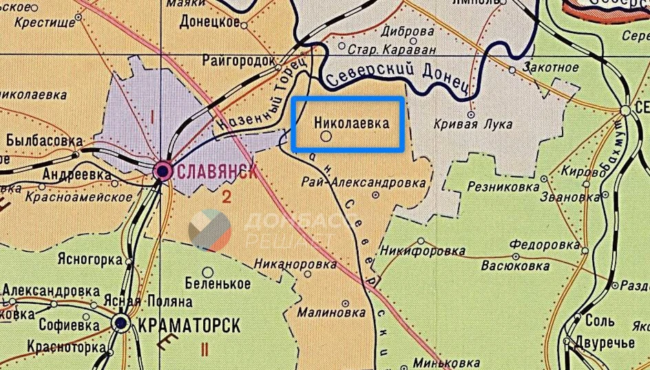 Николаевка, пригород Славянска в ДНР, почти полностью превратилась в «серую зону».
