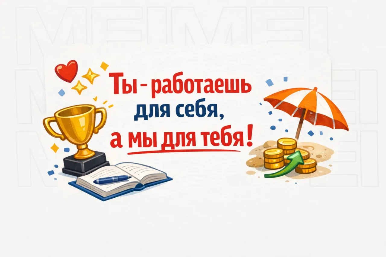 Работаешь? Значит, не надо ещё и тонуть в сессии ☀️