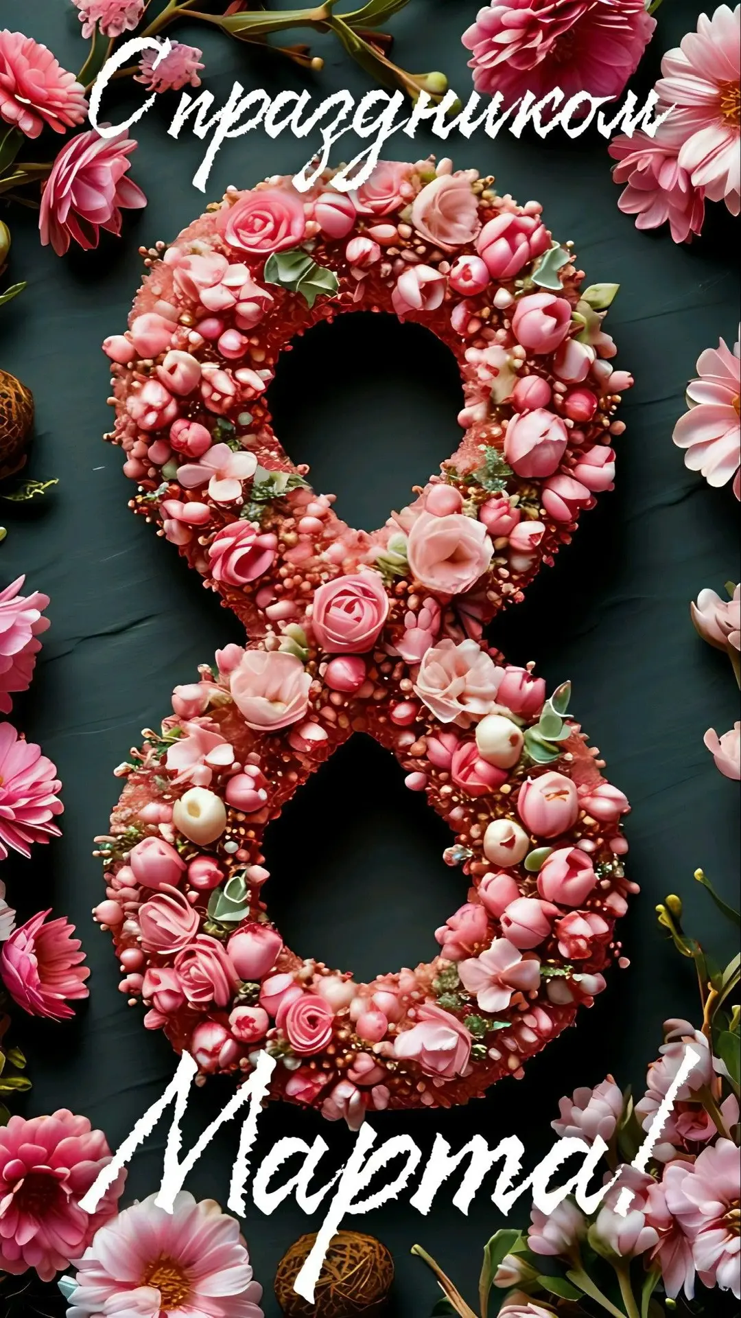 Дорогие девушки, с 8 Марта! 🌸