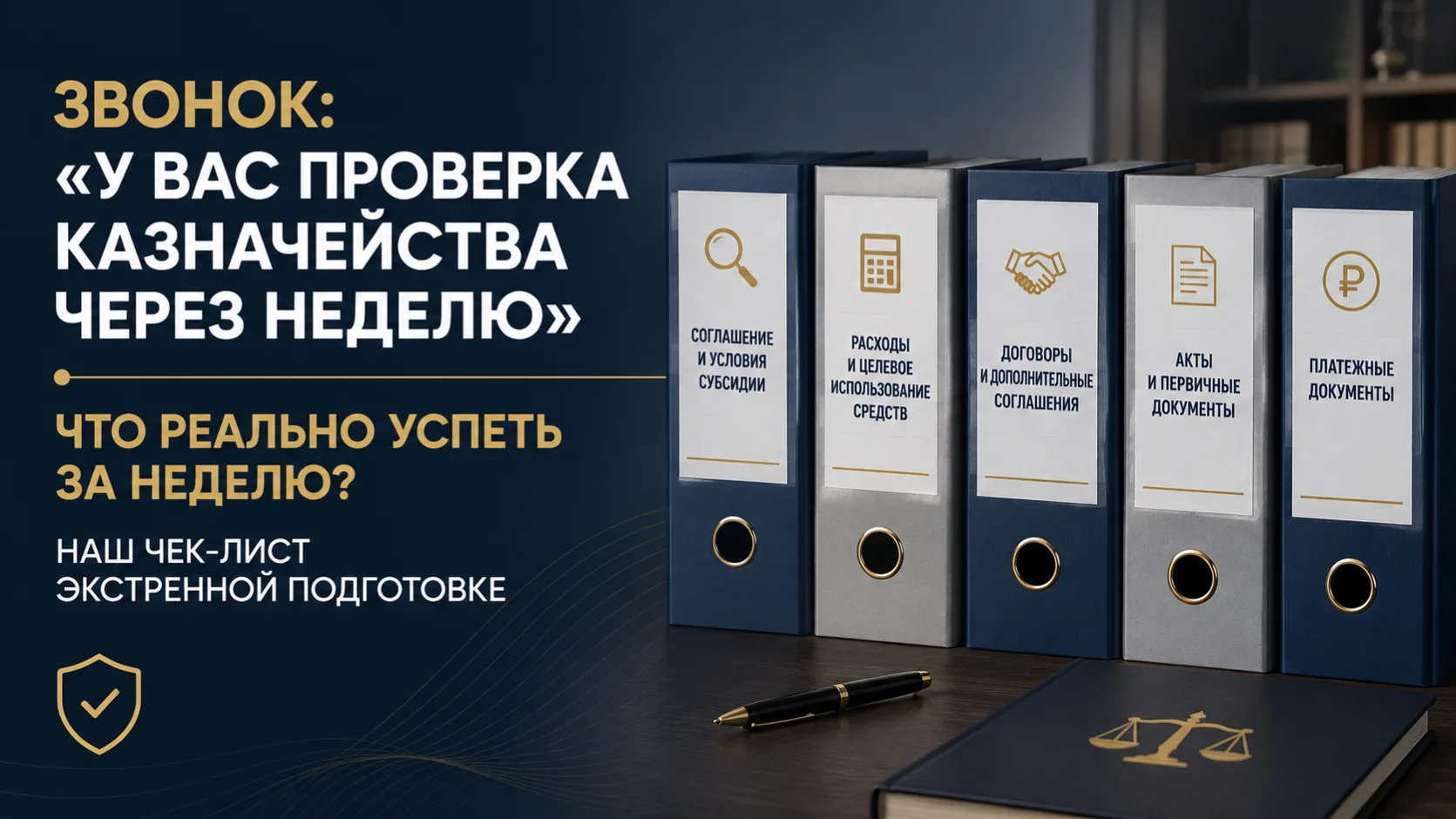 Звонок: «У вас проверка Казначейства через неделю». Паника или четкий план? Разбираем р...