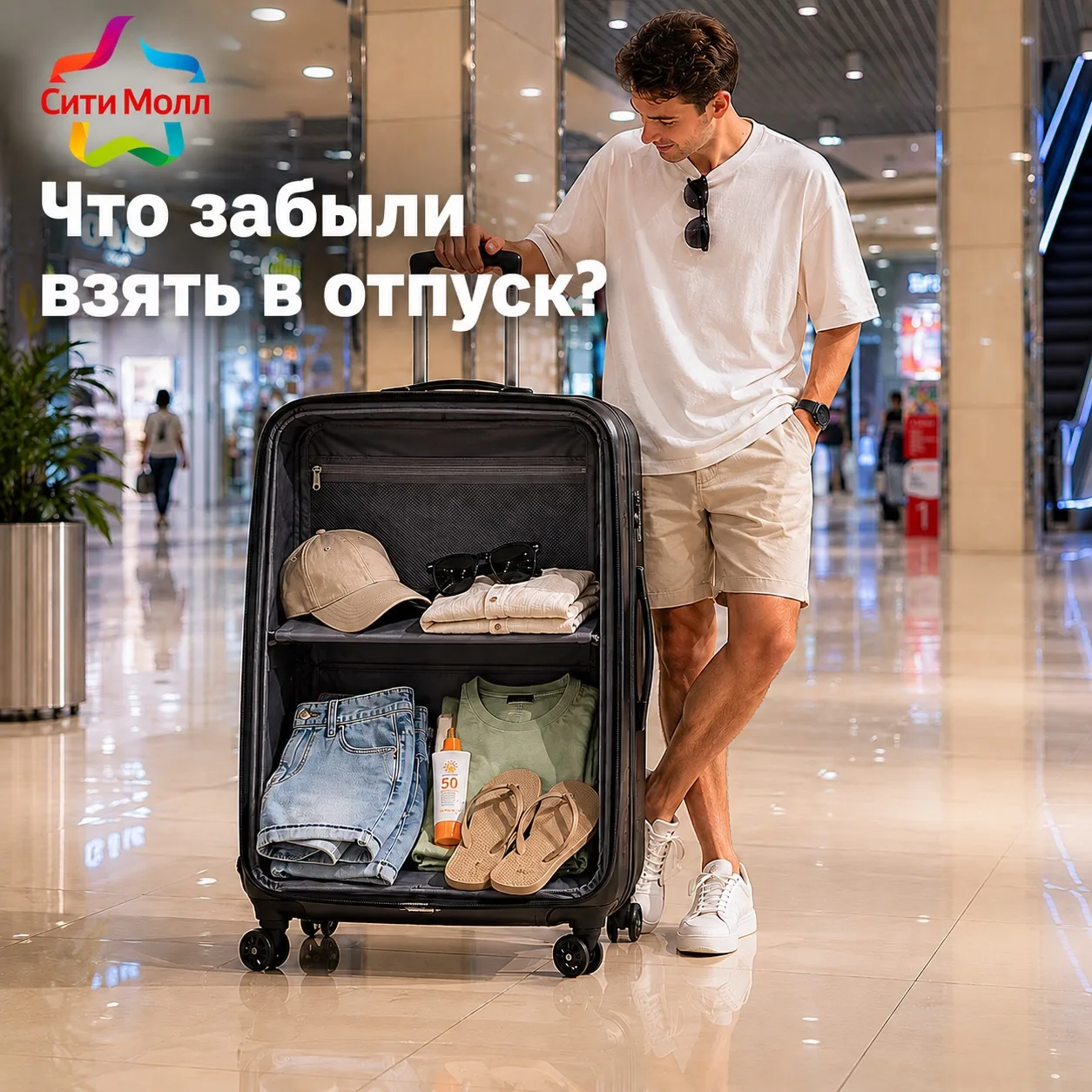 Собрали чемодан для отпуска 🌴