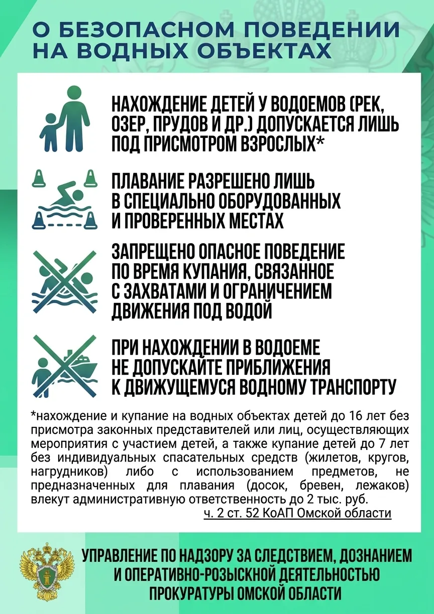 В этом году ужесточена ответственность за нахождение детей у воды без взрослых. Штраф д...