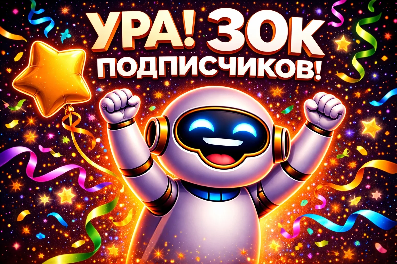 🎉 30К подписчиков  Уже более 30 000 человек с нами.  Спасибо каждому — за доверие, активность, тести