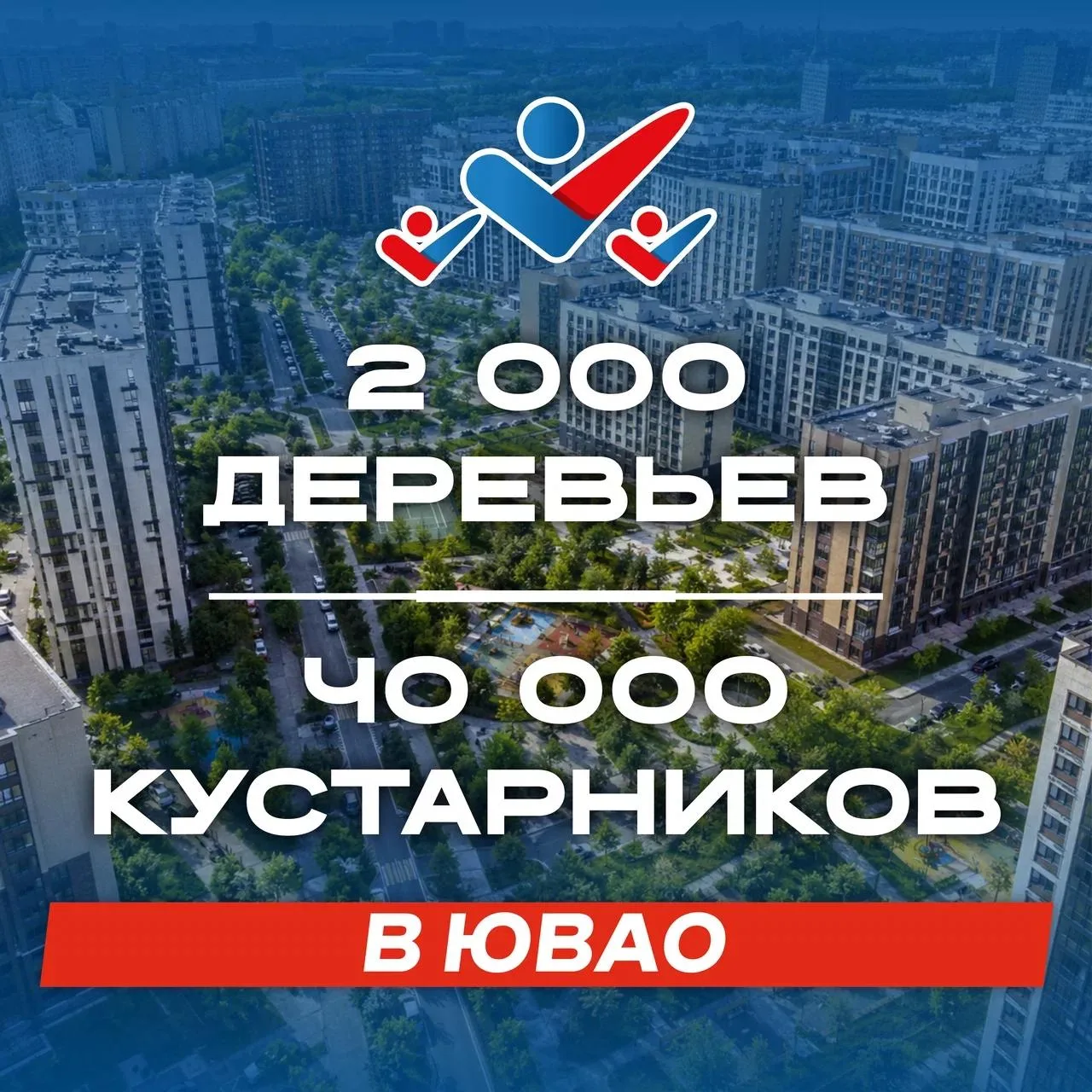 В этом году в ЮВАО высадят 2 тысячи деревьев и 40 тысяч кустарников