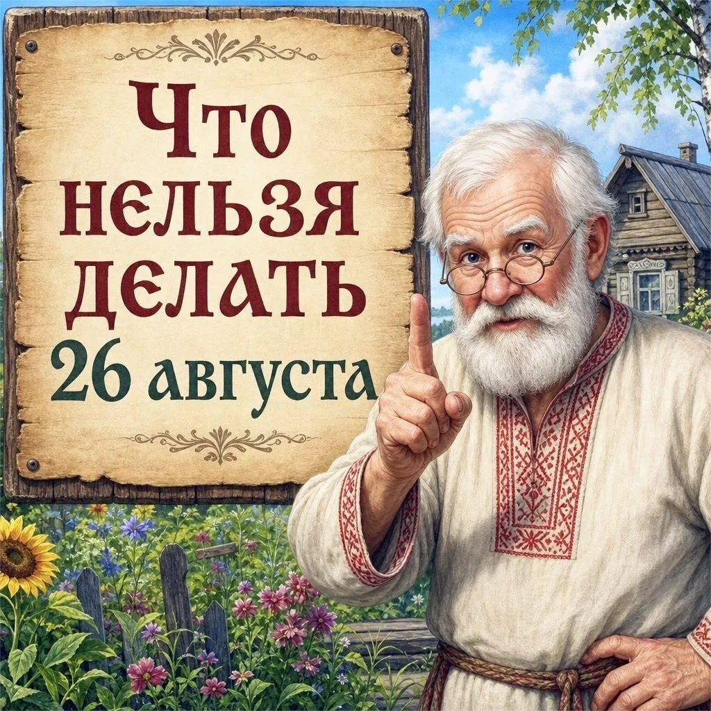 🌿 Что нельзя делать 26 августа