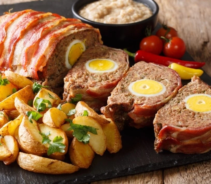 МЯСНОЙ РУЛЕТ С НАЧИНКОЙ