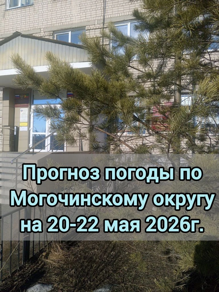 ⛅️Прогноз погоды по Могочинскому округу на 20 – 22 мая   📆20 мая без существенных осадков. 🌬️Ветер ю