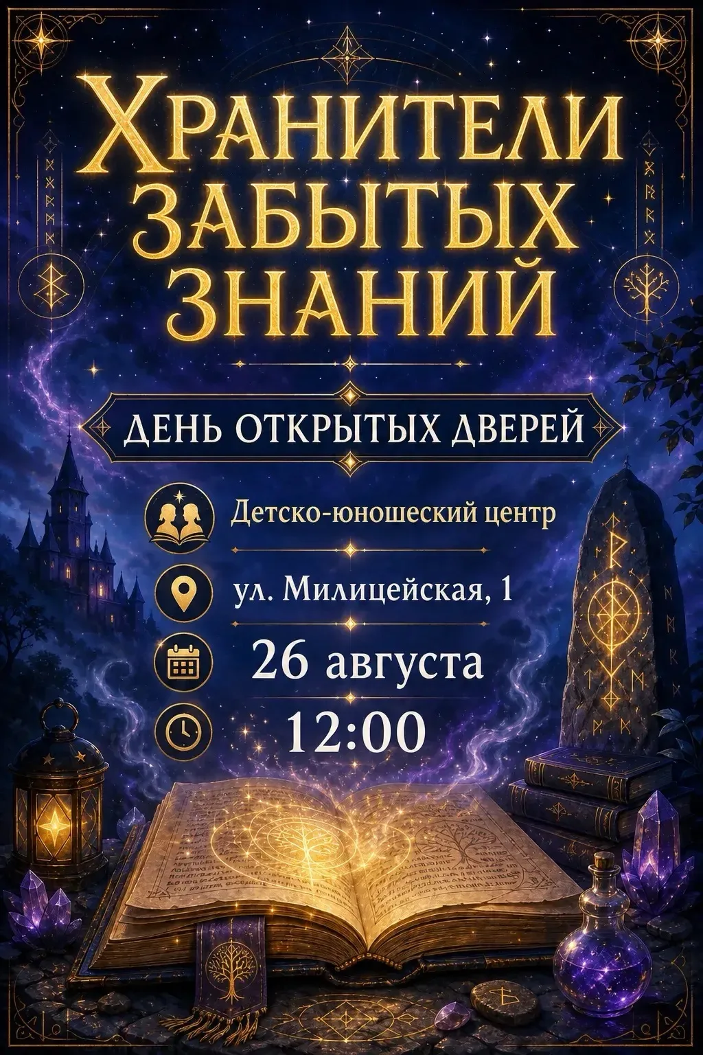 🔮 Уже в эту среду ДЮЦ превратится в настоящую обитель тайн и открытий. Мы рады приглас...