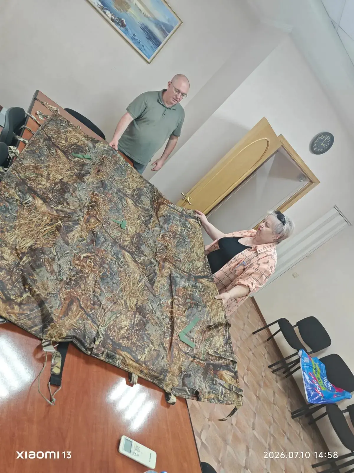 🇷🇺 Противодронные одеяла привезли в Зею — будем производить сами🌟