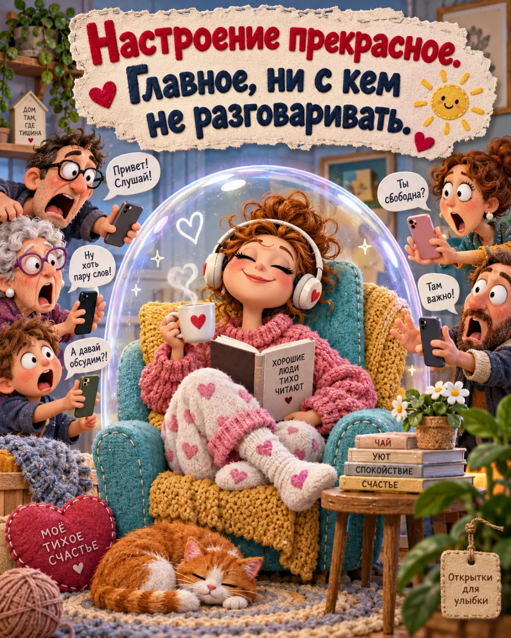 😌 Сижу, никого не трогаю, наслаждаюсь тишиной.