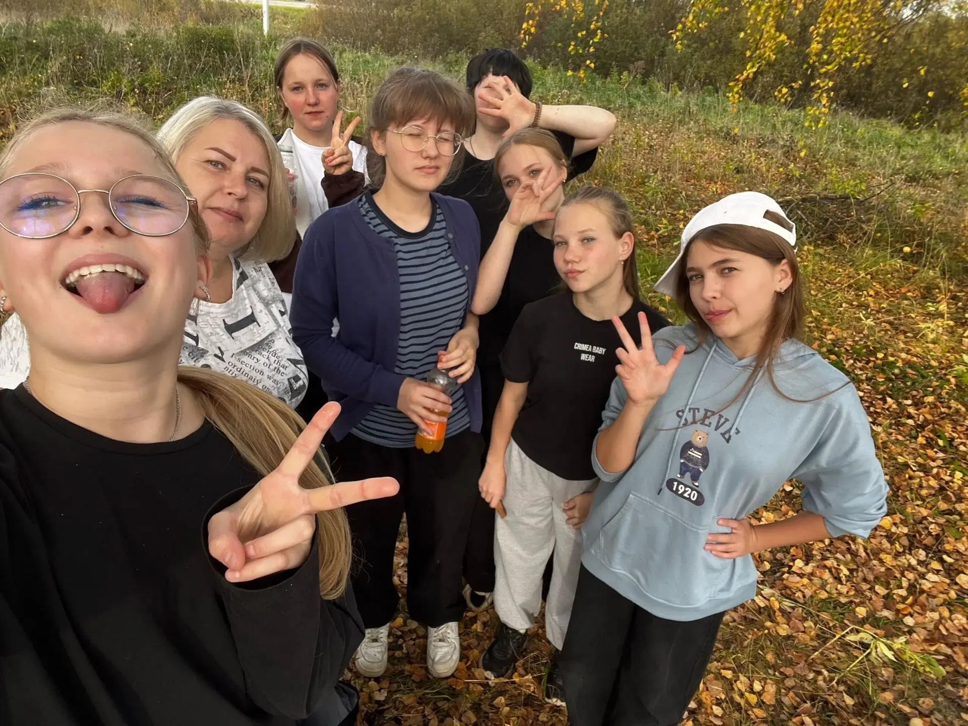 Как мы сходили в поход: 7 класс на природе!