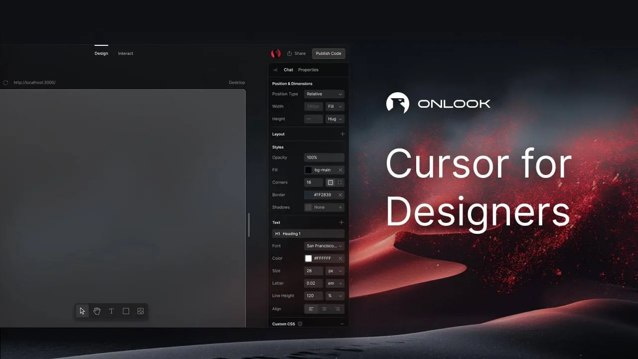 Нашли Cursor для дизайнеров — Оnlook соберёт ЛЮБОЙ проект локально и сэкономит вам кучу...