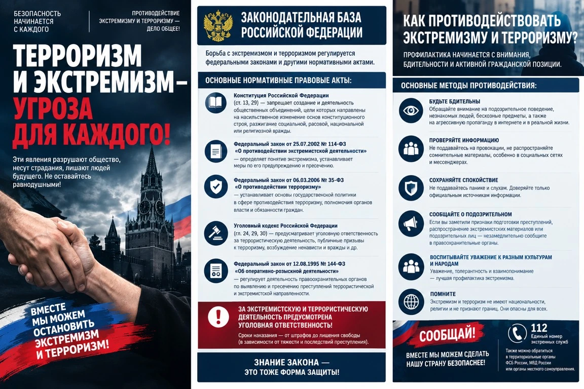👆«Предупреждён – значит вооружен!» Сотрудники Центра по противодействию экстремизму ГУ...