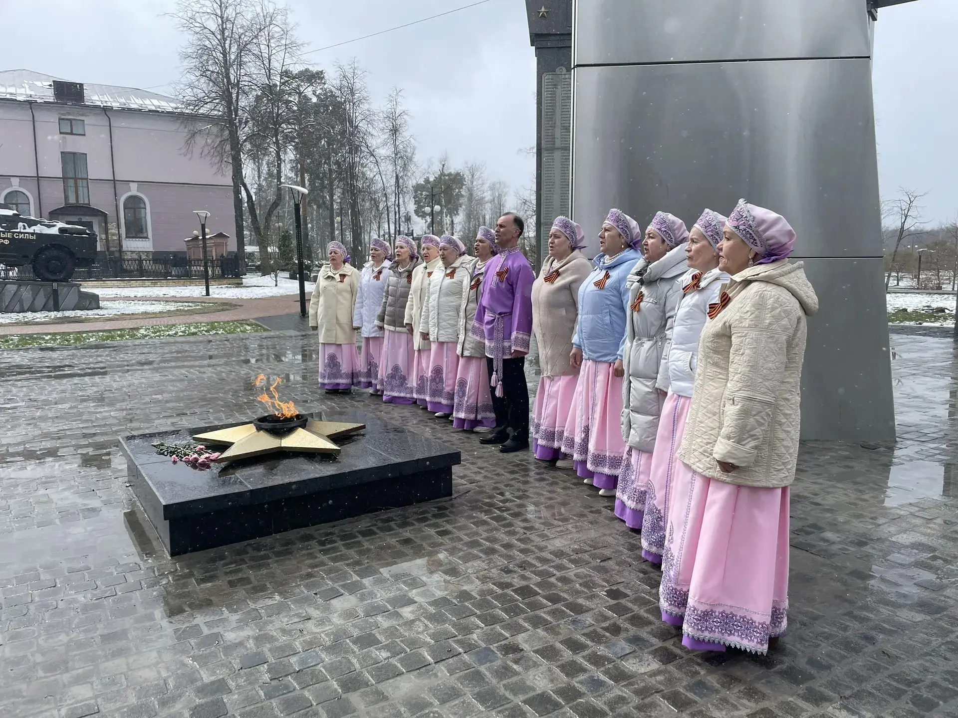 Хор «Полюшка» (рук. Л.В. Краснова) принял участие в областной хоровой акции Домов культ...
