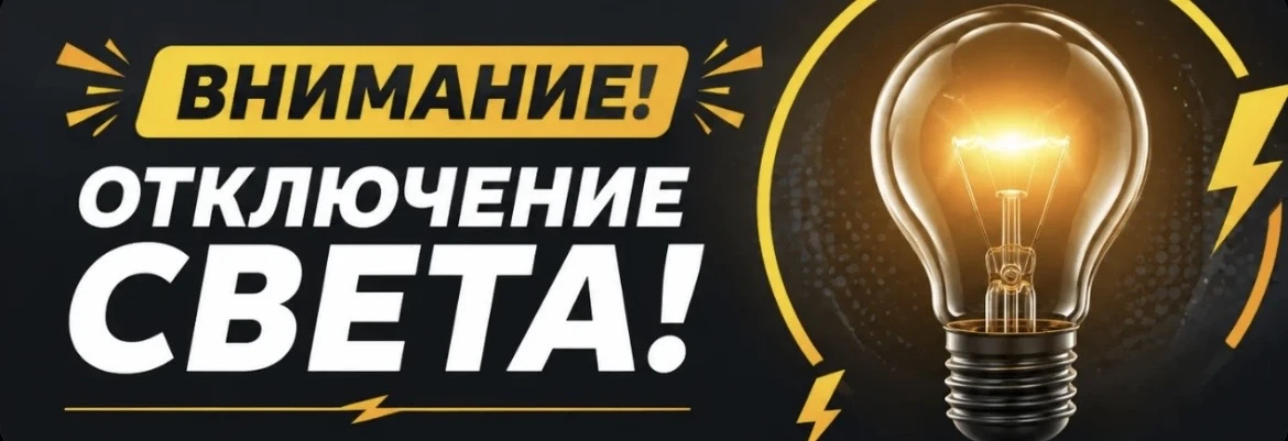 Плановое  отключение эл. энергии