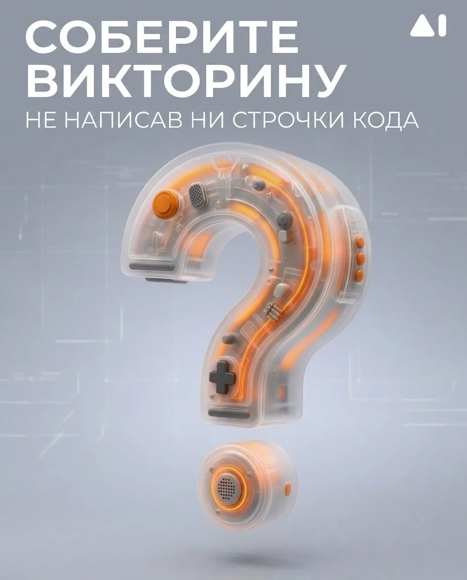 Соберите викторину, не написав ни строчки кода 🧑‍💻