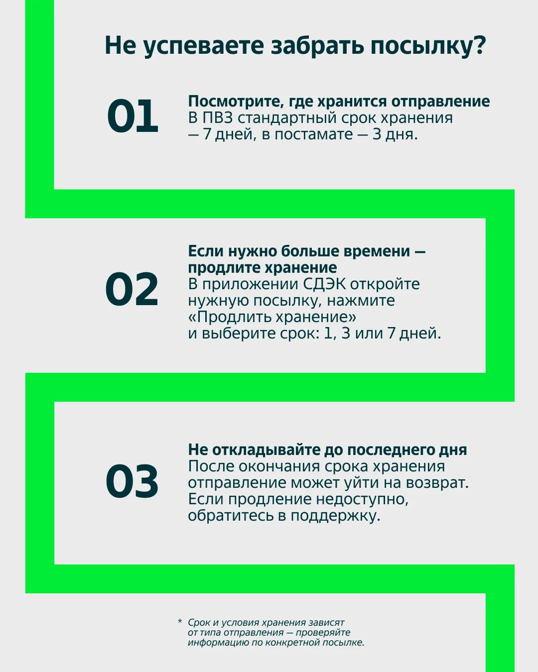 Пока искали тот самый тыквенный латте, успели забыть про посылку?