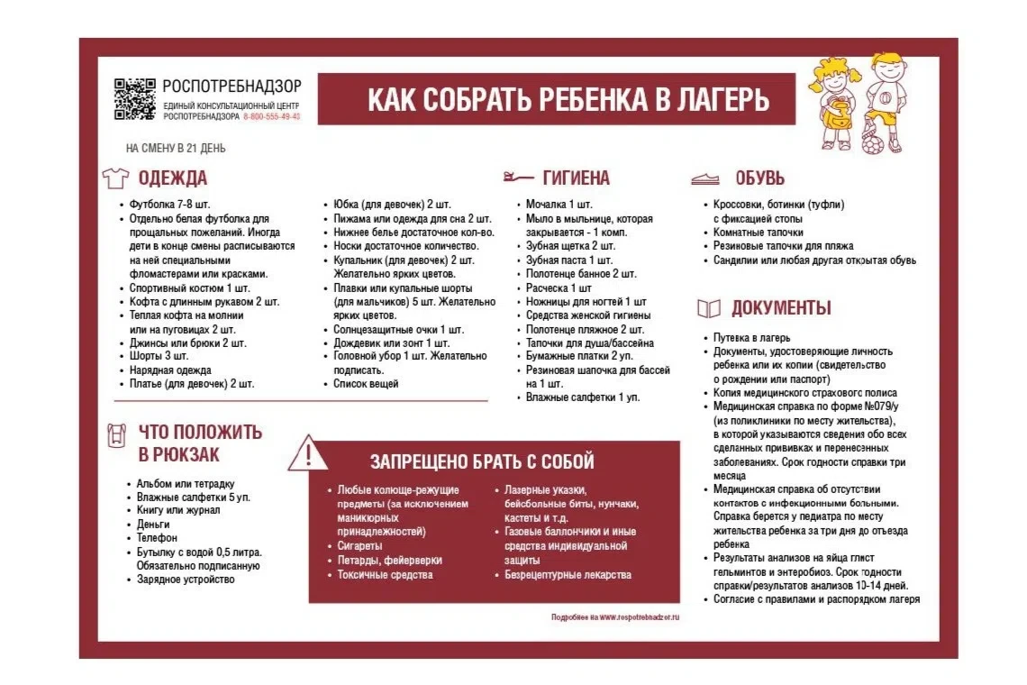 ✅Как собрать ребенка в лагерь
 
В этом году в Выборгском районе гостеприимно принимают детей три мун