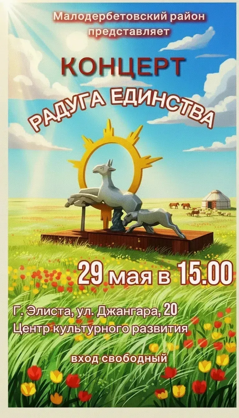Яркий цикл отчетных концертов «Радуга единства», который проходит в рамках Года единства народов Рос