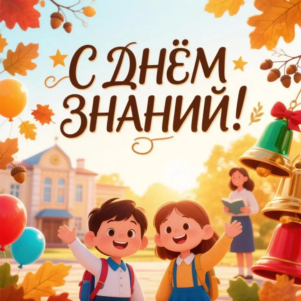🍂 С первым осенним днём и Днём знаний!