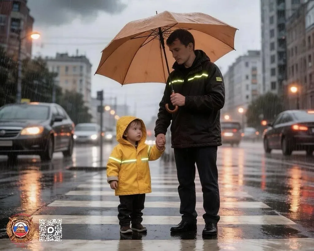 ☔️ Уважаемые пешеходы 

Госавтоинспекция г. Перми напоминает о безопасности на дороге в дождливую по