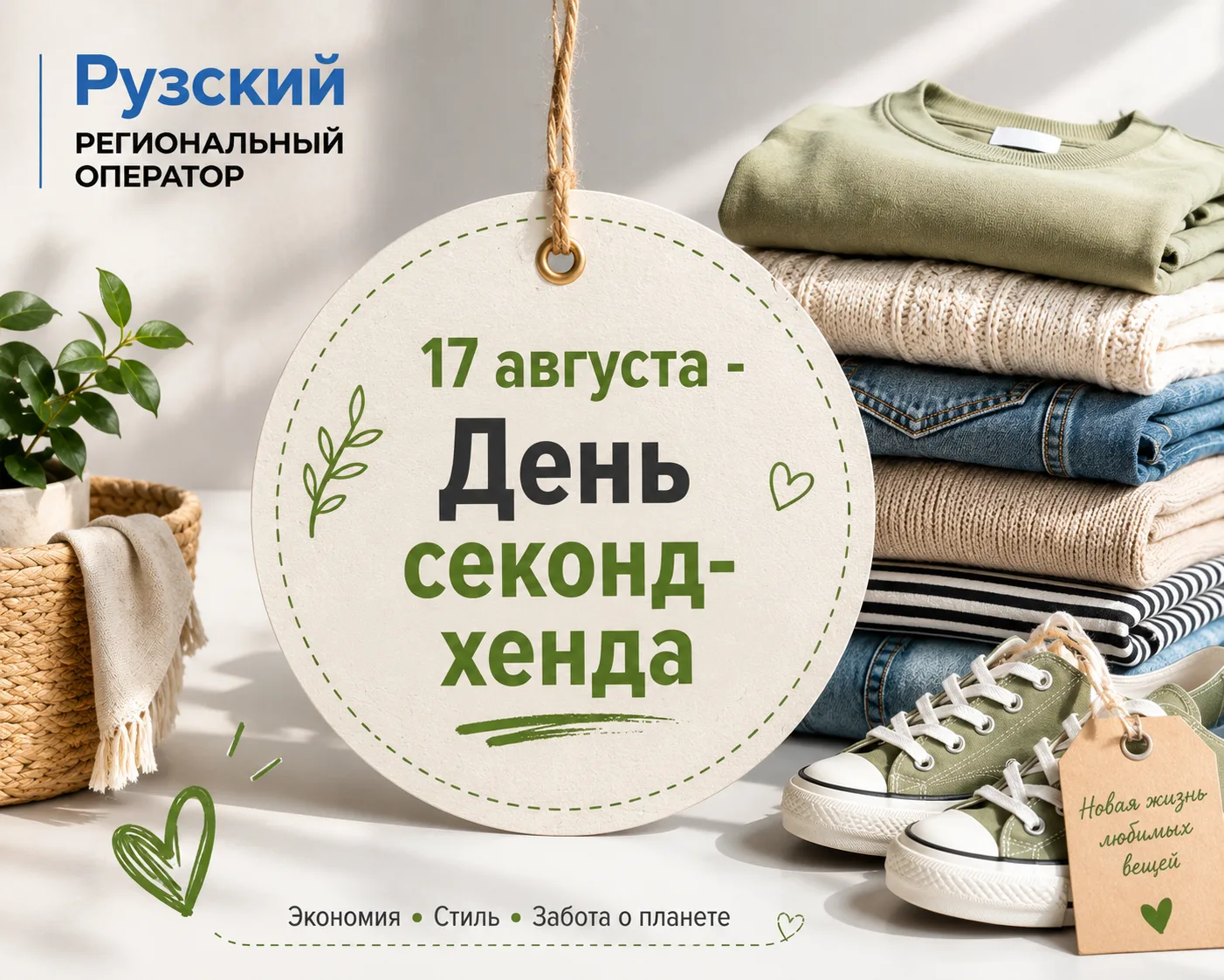 👗 День секонд-хенда: новая жизнь неновых вещей