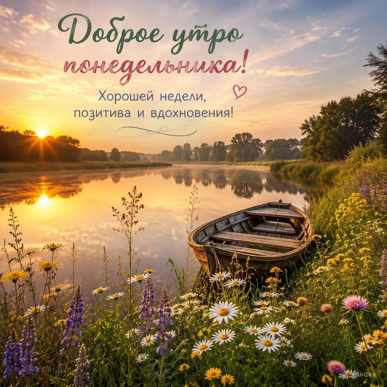 Доброе утро понедельника, хорошей недели!