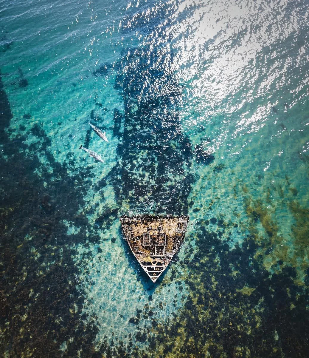 ⛴ В одном из самых  исторически значимых  мест Новороссийска, у  берега Мысхако, покоится  затонувша