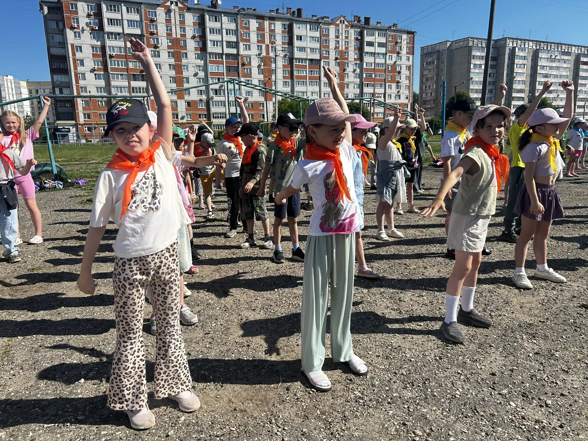 Седьмой день в лагере: старт трека «Орлёнок-Спортсмен»! 💪🏆