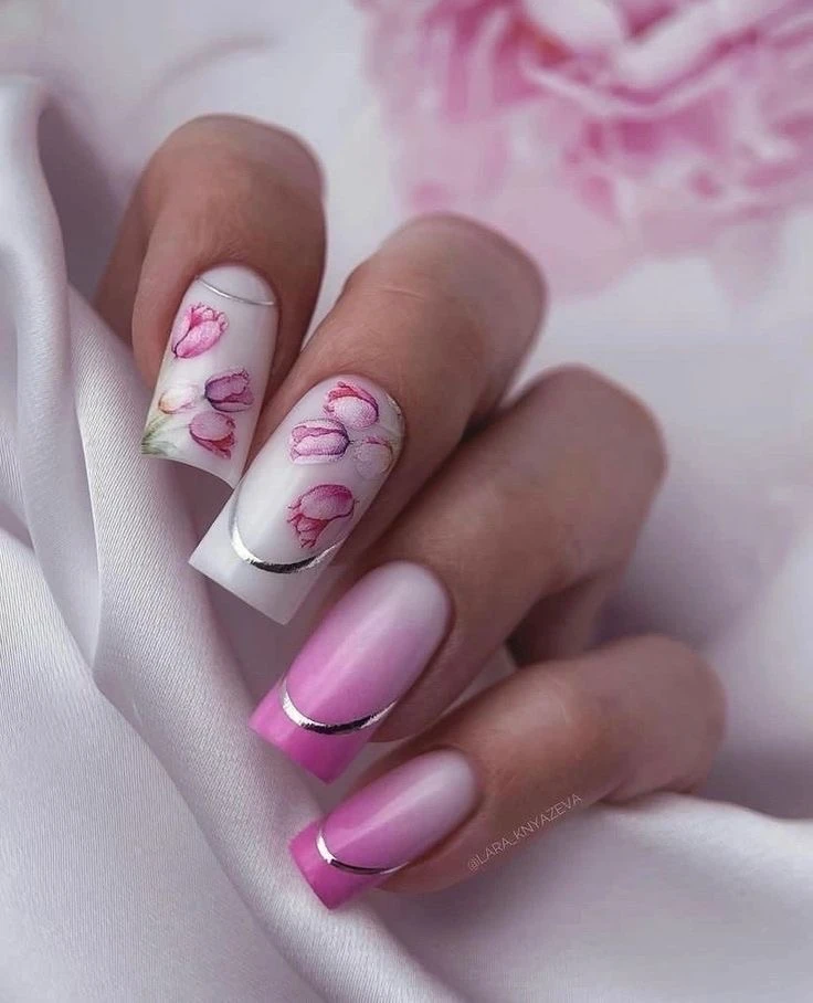 Красивые весенние идеи для маникюра 🌸