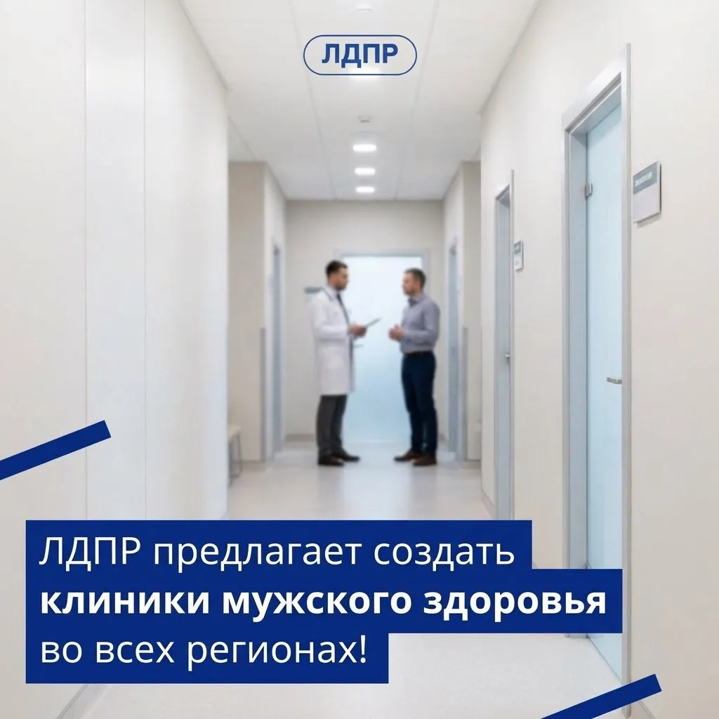 ЛДПР предлагает создать клиники мужского здоровья во всех регионах!