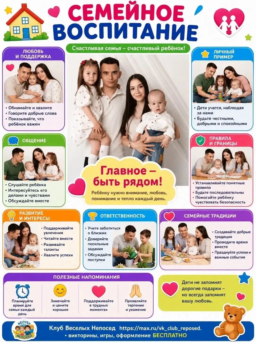 Нашим замечательным родителям! 🌞

Всю эту неделю в группе №7 было тепло от детских разговоров о дом