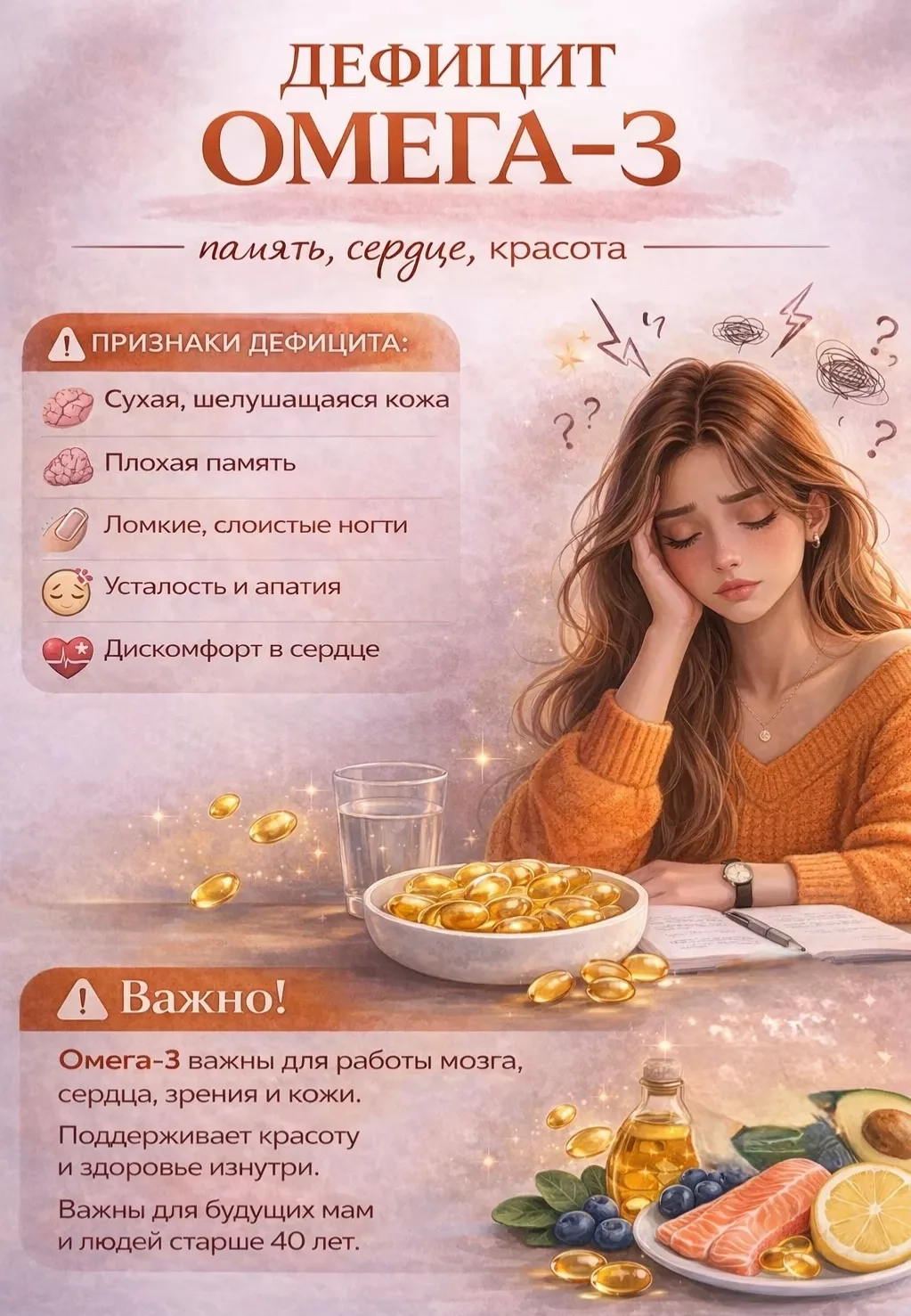 Омега‑3 NL: инвестиция в ваше здоровье и долголетие🌊