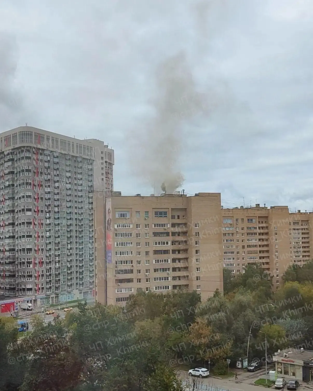🔥 Возгорание в Химках: дым было видно издалека!