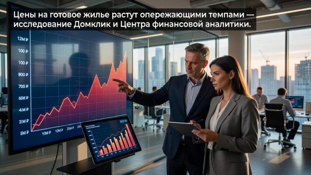 📰 Цены на готовое жилье растут опережающими темпами — исследование Домклик и Центра фи...
