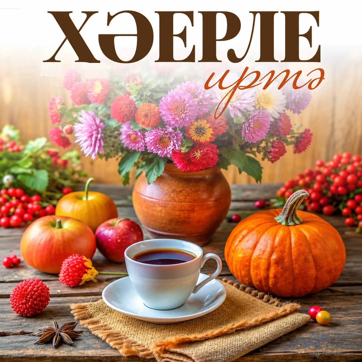 Хәерле иртә, дуслар! 🌅
