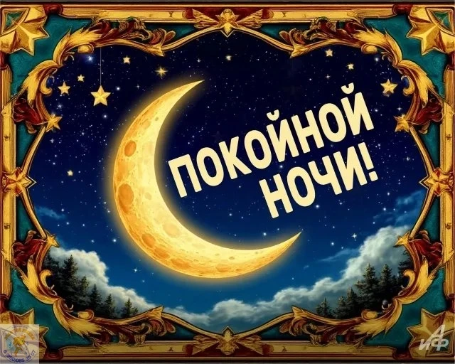 Желаю, чтобы ночь укрыла вас тёплым одеялом тишины и подарила самые добрые сны. Спокойн...