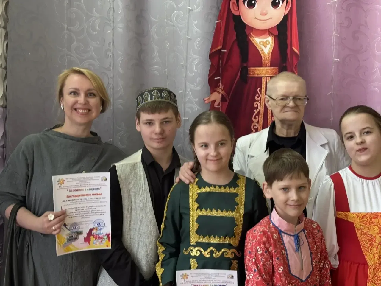 Завершился IX межмуниципальный фестиваль детского творчества «Весенняя акварель», посвященный единст