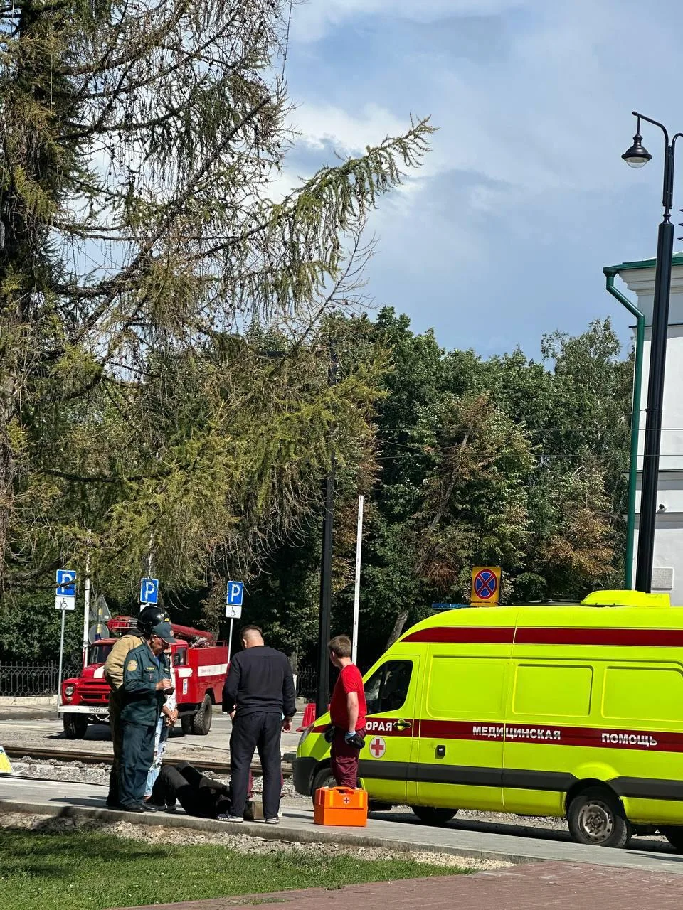 На Спасской произошло ДТП с участием двух электроскутеров. По предварительным данным, есть один пост