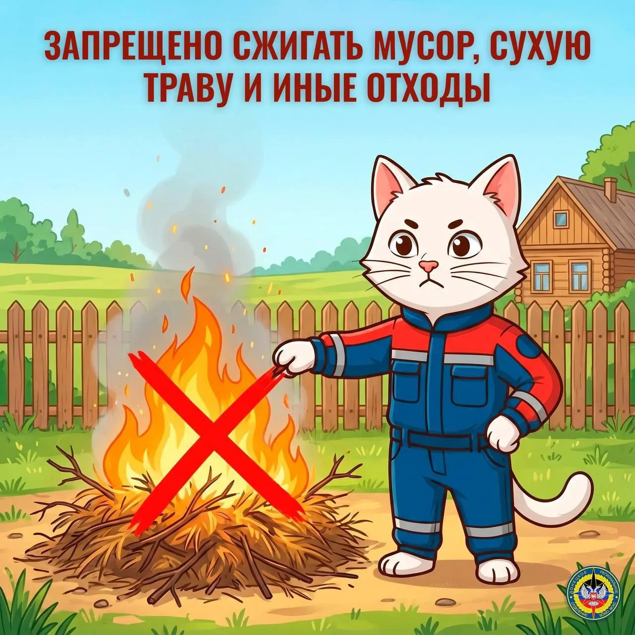 В ДНР установлен особый противопожарный режим, который продлится до 1 октября