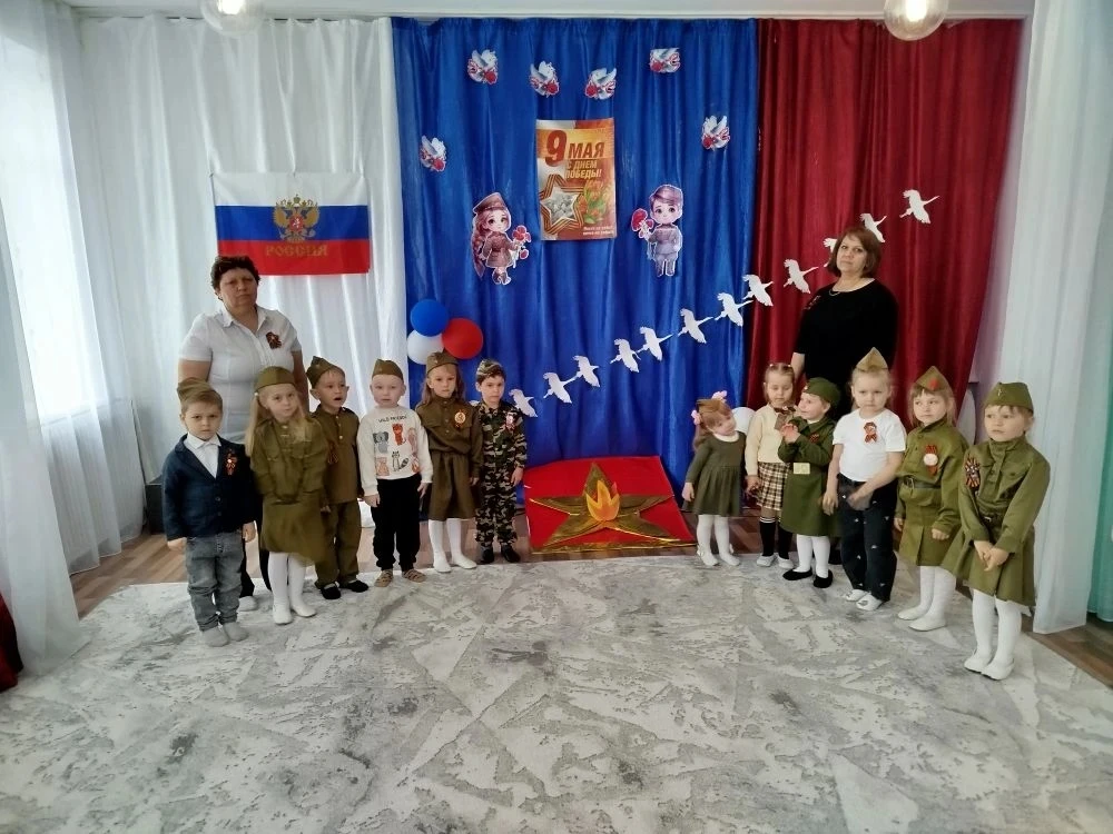 9 мая в нашем детском саду.