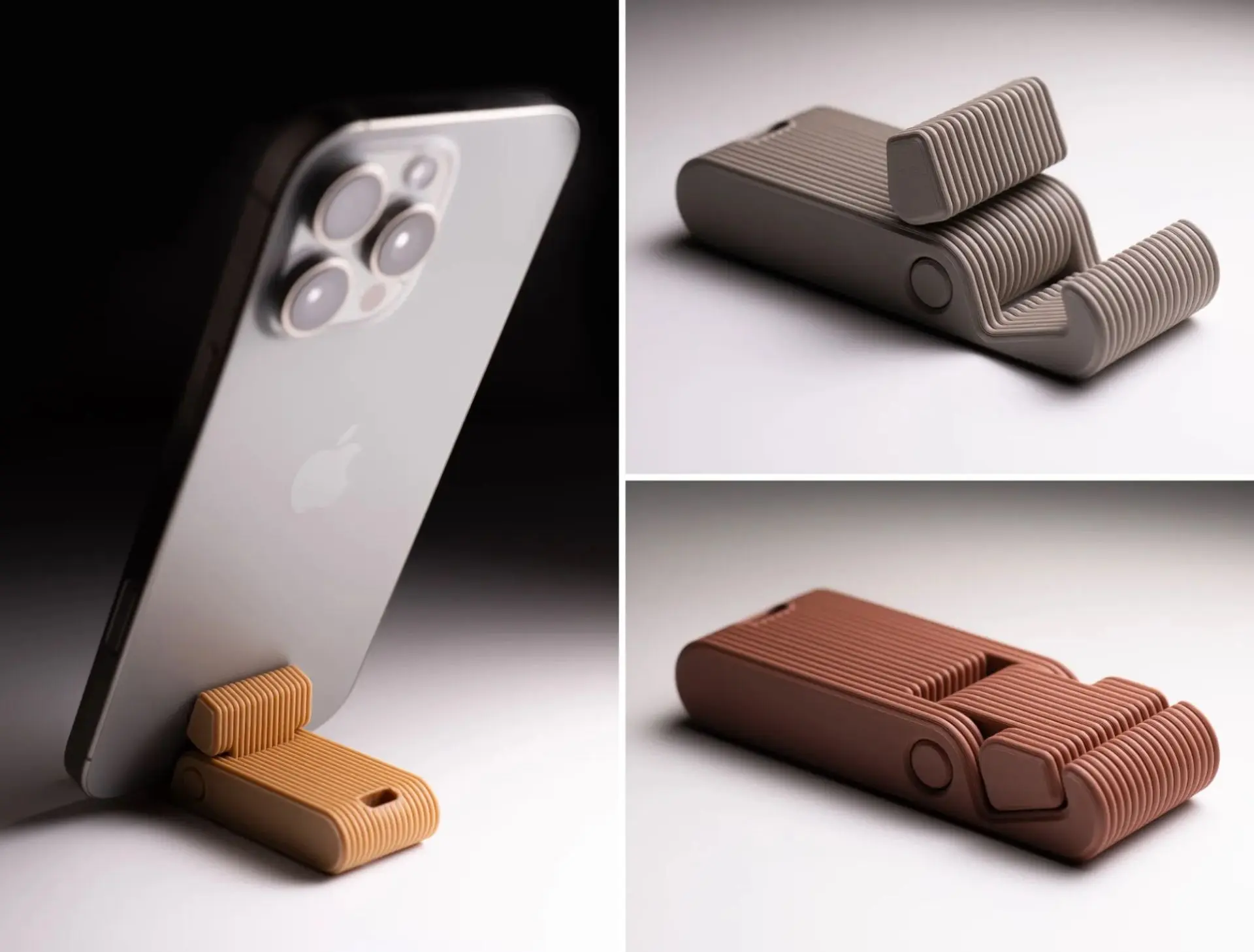 Складная подставка для телефона 3D модель STL